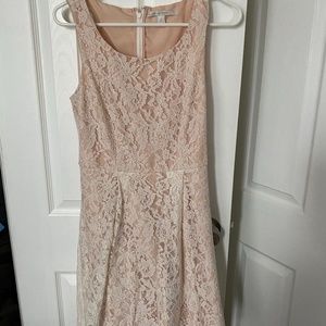 Off White Dress - great for engagement/wedding events